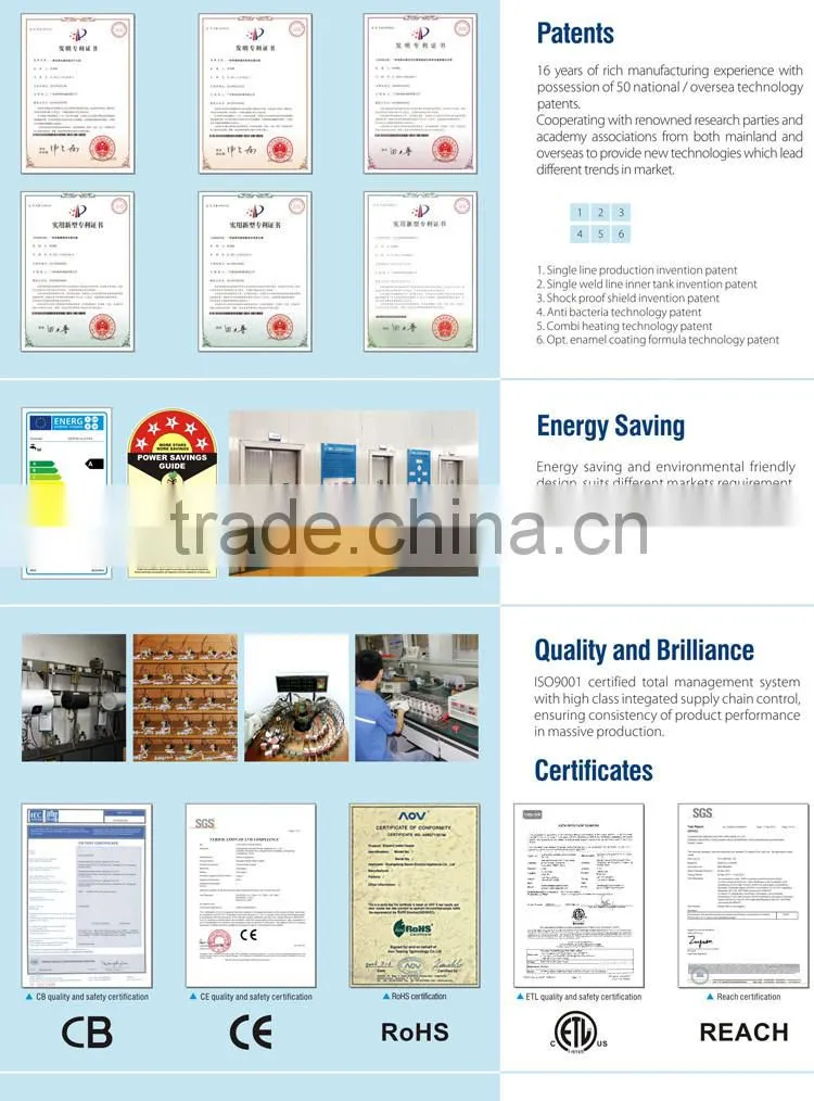 home appliance triple power control shwoer bath boiler