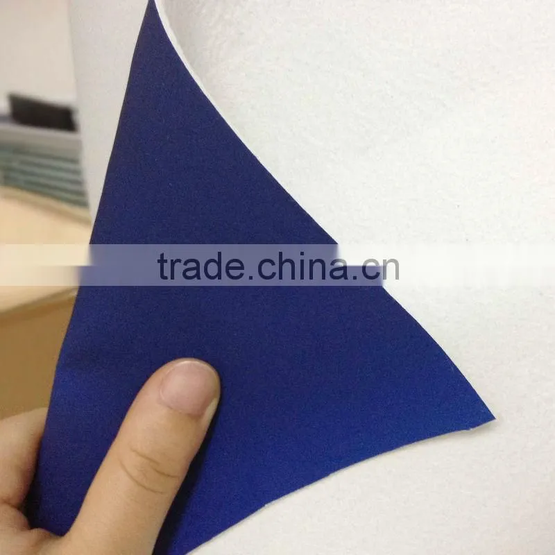 1.4mm Thickness Navy Blue Reflective PU Shoes Leather Material