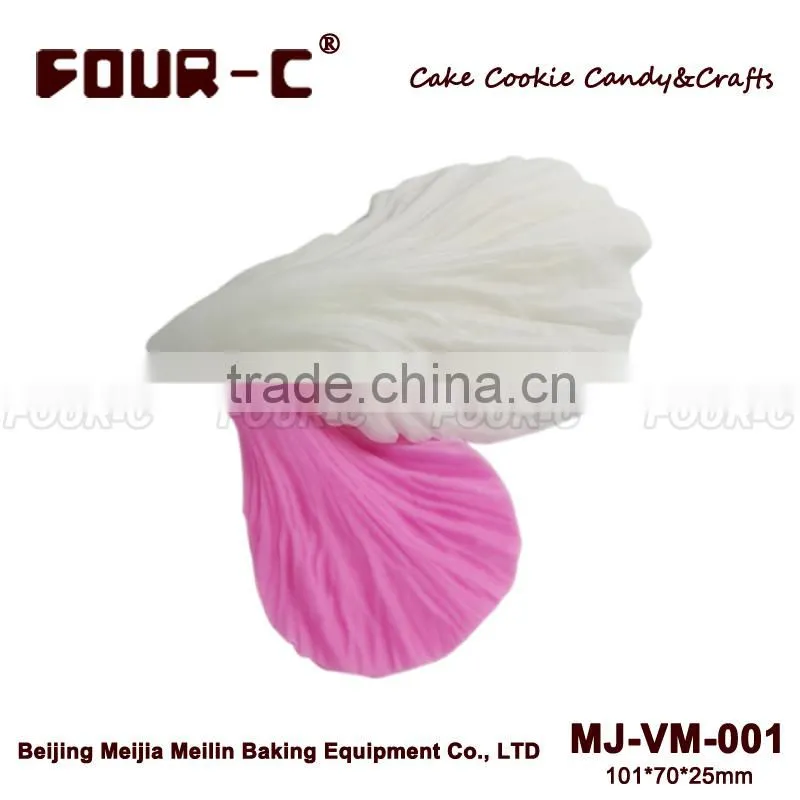 Lettuce leaf, orchid veiner, double sided silicone veiner mould for orchid petals