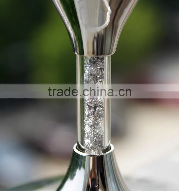 Custom wholesale creative fashion personality silver wine glass silverware drinking for party wendding