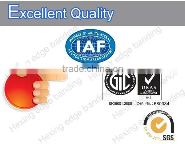 cabinet decorative product of PVC two color edge banding tape