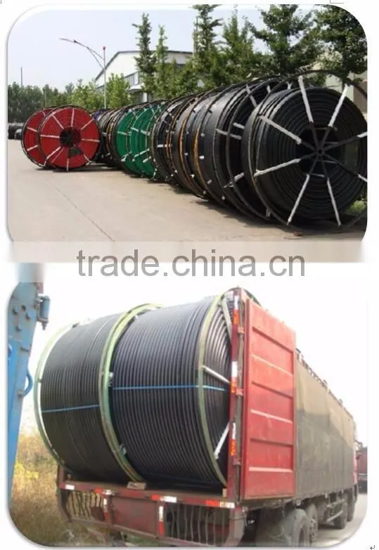 fiber optic hdpe silicon core pipe for telecommunication