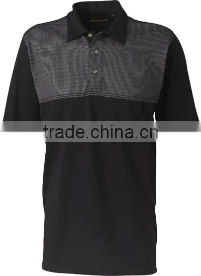 FYS-P333 100% Polyester mesh long sleeve Polo shirt