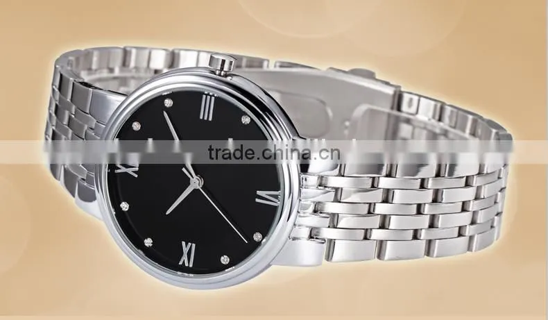 Luxury Quartz Stainless Steel Watch For Women And Men