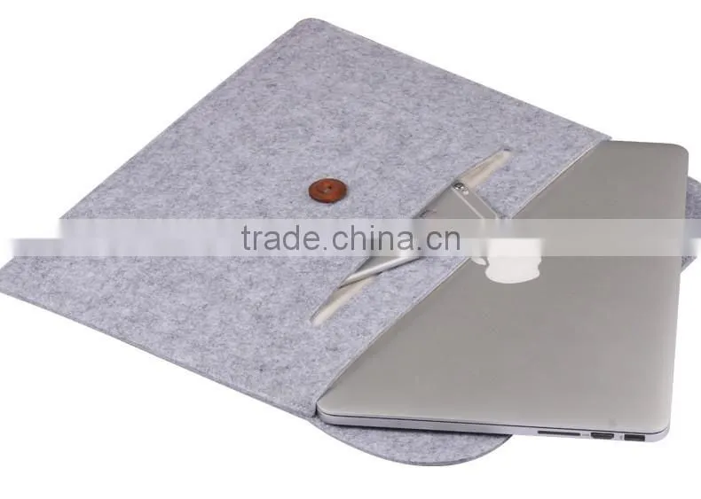 Notebook / Laptop carrying bag felt sleeve bag for macbook 13 inch, China supplier
