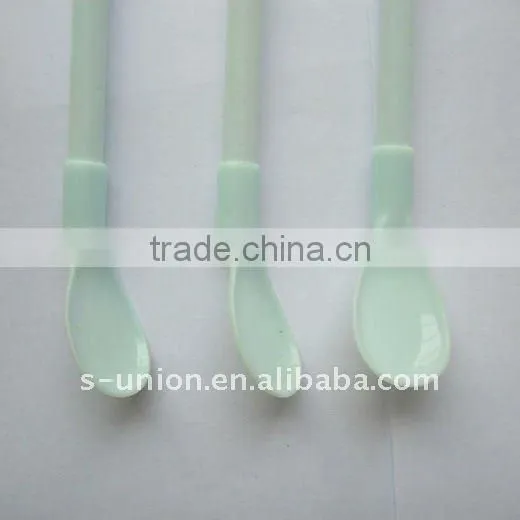 Cute plastic animal cartoon toy drinking straw with ladle