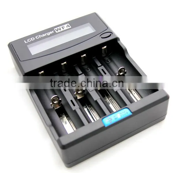 2014 EFAN WF4 LCD Intelligent lcd chargercharger with car charger for 18650 batteries