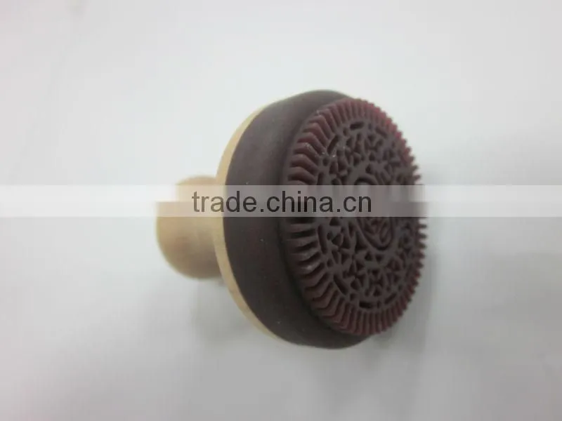 2016 new design mini silicone cookie stamp