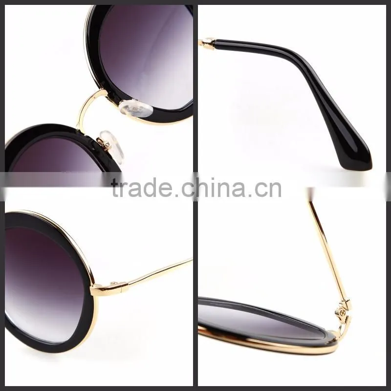 ADE WU reminiscent wholesale metal temple sunglass round SMU 12NS