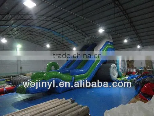 Iarge commercial inflatable dry slide for sale
