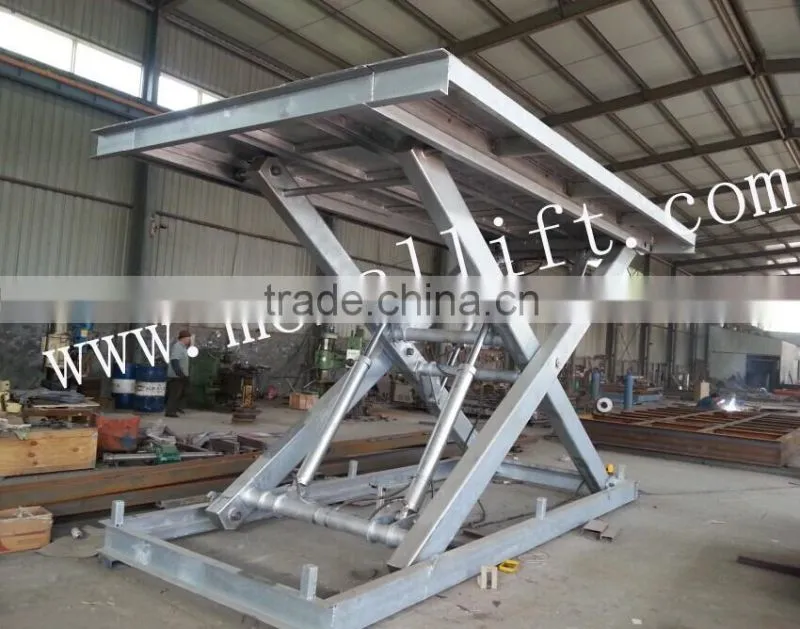 Hydraulic Stationary Double Scissor Car Parking Lift