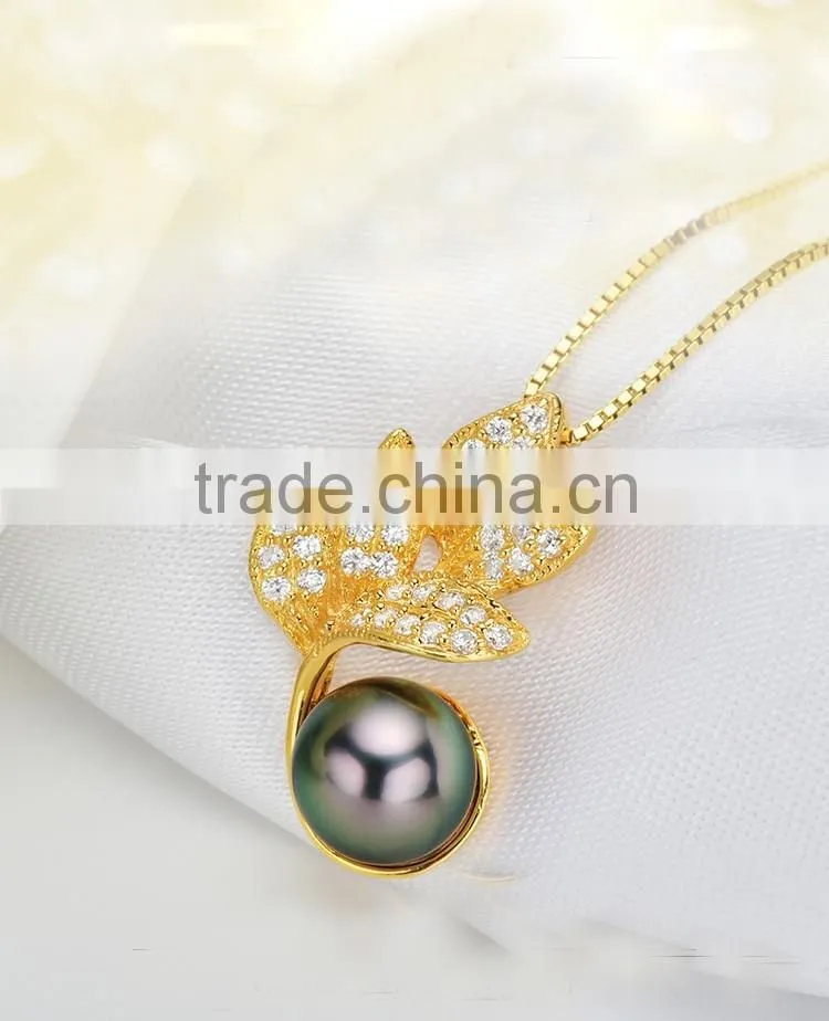 Direct Buy Black Pearl fashion jewelry Necklace Costume Factory