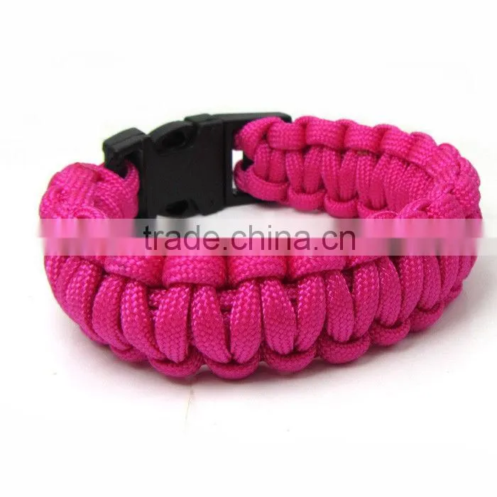 Promotion Outdoors self rescue paracord bracelet survival bracelets
