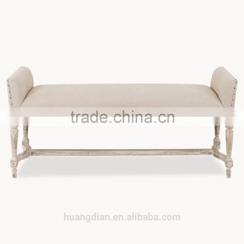 Marlborough Upholstered Bench ottoman modern furniture