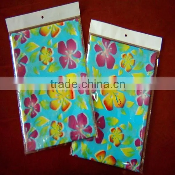 waterproof PVC table cloth/ Oilproof table cloth/Logo printed plastic table cover