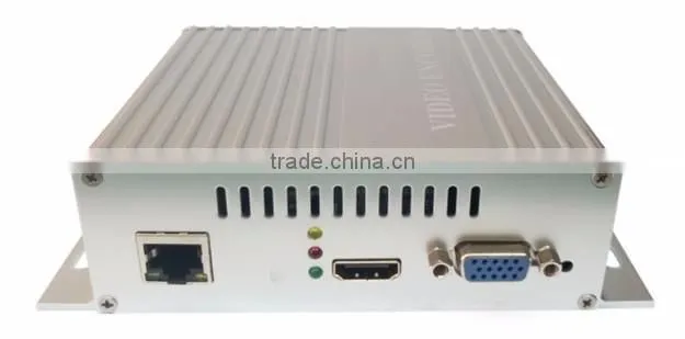 IPTV headend equipment IP Decoder for transfer HTTP RTMP IP to HD-MI VGA A/V