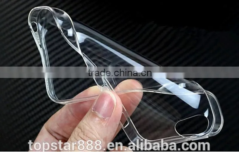 Transparent phone case mobile phone case for iphone 6 with TPU material