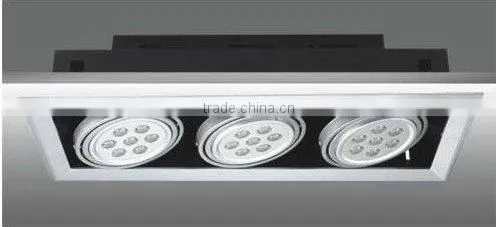 Hot selling with long lifespan recessed LED grille spot light