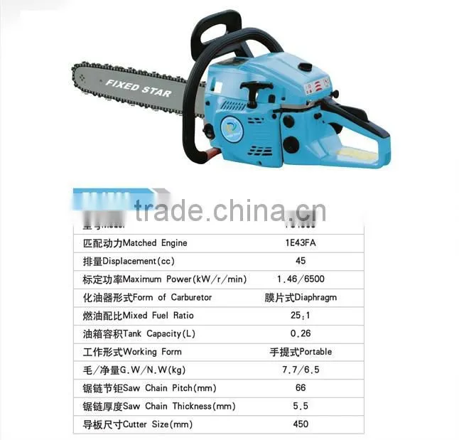 45cc gasoline Chain Saw FS4500