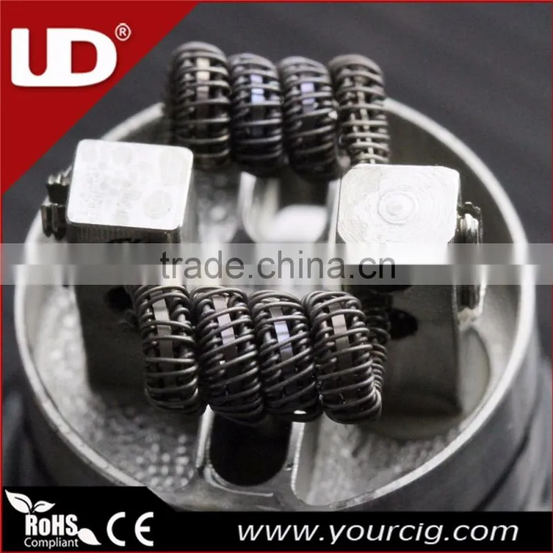 2016 high quality UD Kan-A1 SS316L clapton coil vaping