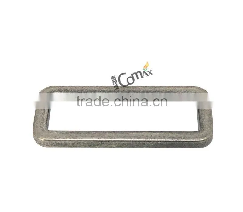 Nickle Metal Bag Hardware Square Ring