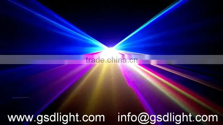 white case 800mw animation rgb laser light