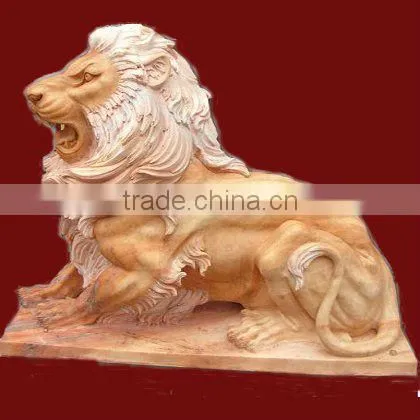 Stone Lion Animal Statue