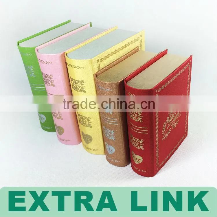 New Design Handmade Recycle Customized fake book box