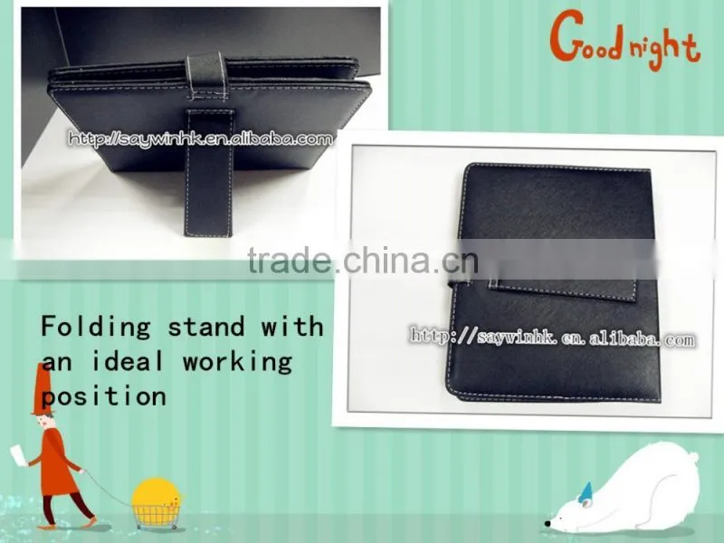 Bluetooth Keyboard PU Leather Case Cover For Ipad 7/8/9/9.7/10.1
