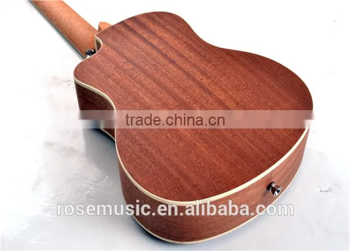 26 inch cutaway ukulele china high quality cheap wooden guitar (UK200-26C)