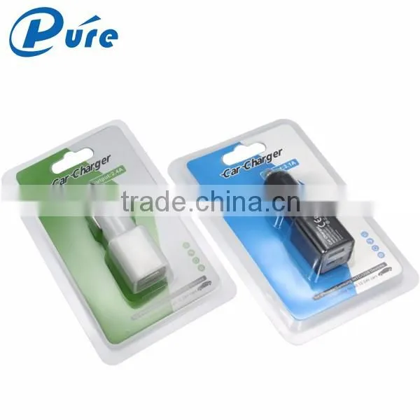 Wholesale mobile phone accessories multi car charger data transfer cable universal portable dual usb car charger