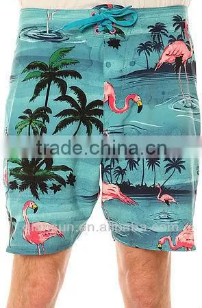 Stylish stretched summer surf shorts