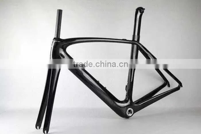 Full carbon fiber 700C Road bike frame+seat post+clamp+headset+fork