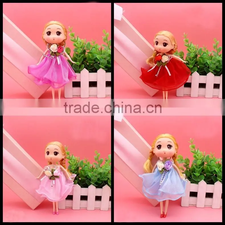 Hot sale amazon 18CM 26CM Mobile phone bag chain wedding derss dolls pendant keychain