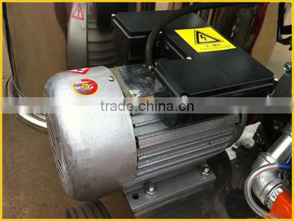 2014 KLN brand rotary vane vacuum pump milking machine, milking trolley