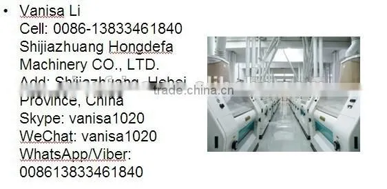 2T per hour wheat flour milling complete line for whole wheat flour
