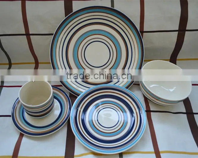 handpainted stoneware dinner set,indian dinner sets