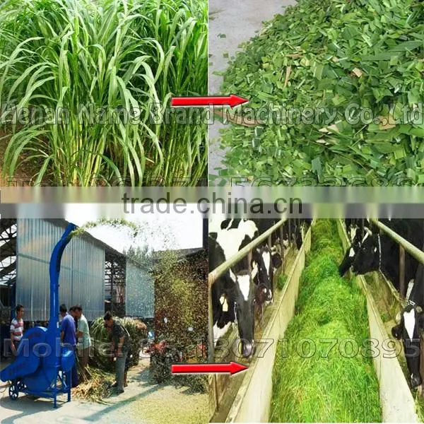 high effency big capacity grass chopper machine