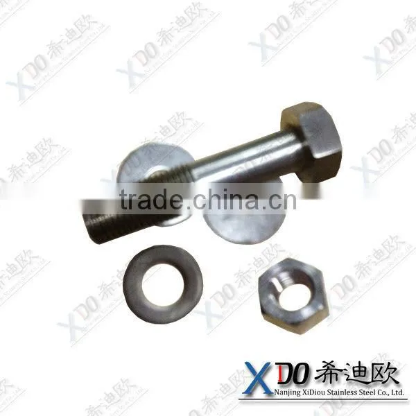 317L OOCr19Ni13MO3 S31726 m40 nut and bolt
