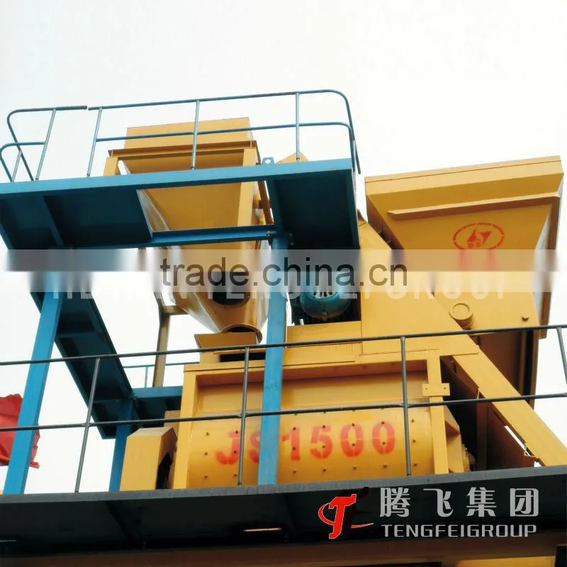 JS1500 Heavy duty Foam TConcrete Mixer Prices in China