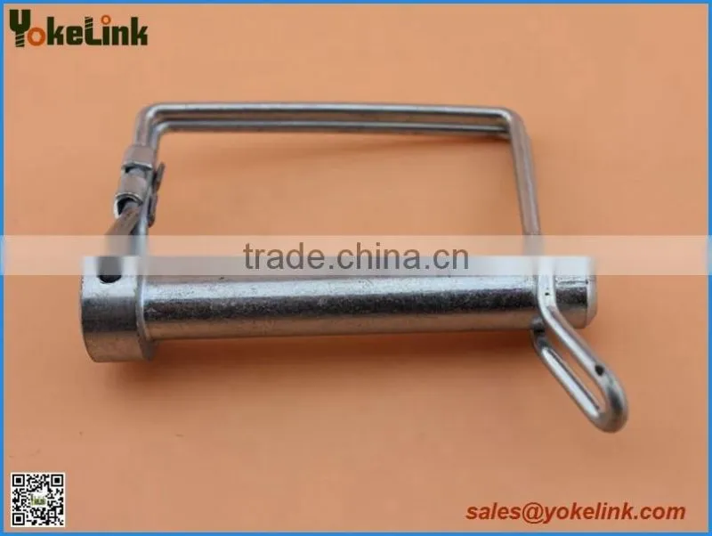 Square style wire tab lock pin