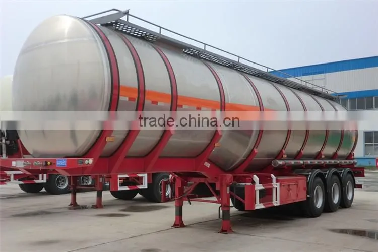 Double Axle 30000L Oil Tanker Small Fuel Tank Trailer
