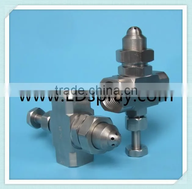 Pressure type wide angle round (6 holes) air atomizing full cone nozzle