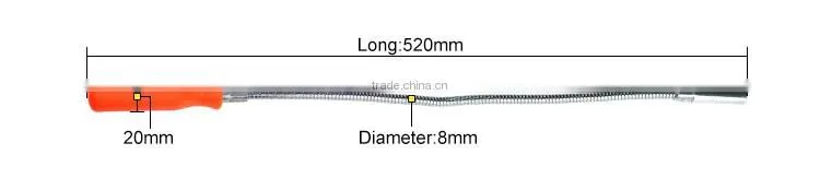 Convenient easy application flexible magnetic pick-up tool