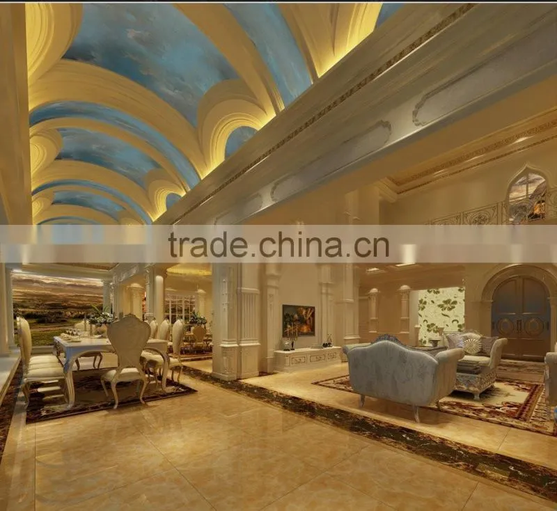 Detail and Professional Whole Set Design Service For European Style Residential House
