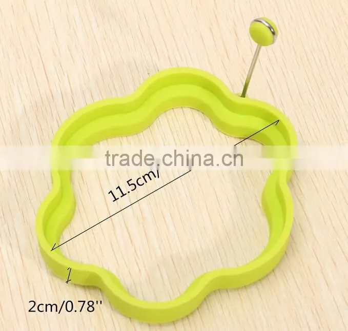 custom egg frying ring fried silicone egg ring, pancake ring