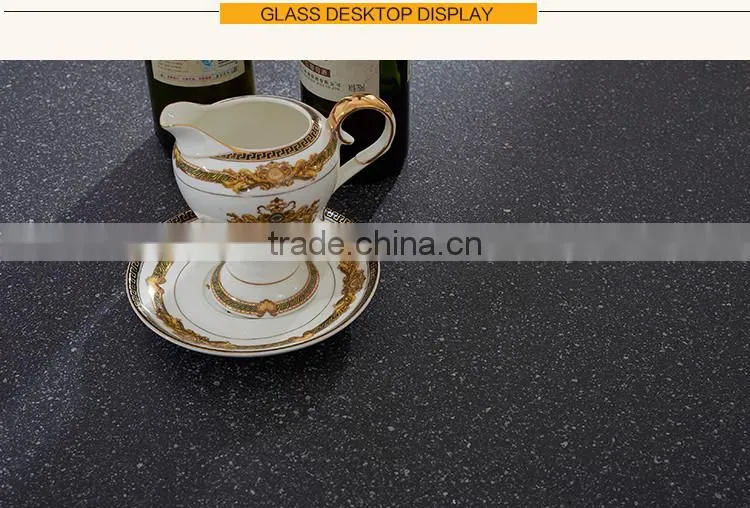 D404 Home Furniture Round Marble Rose Gold Side Table