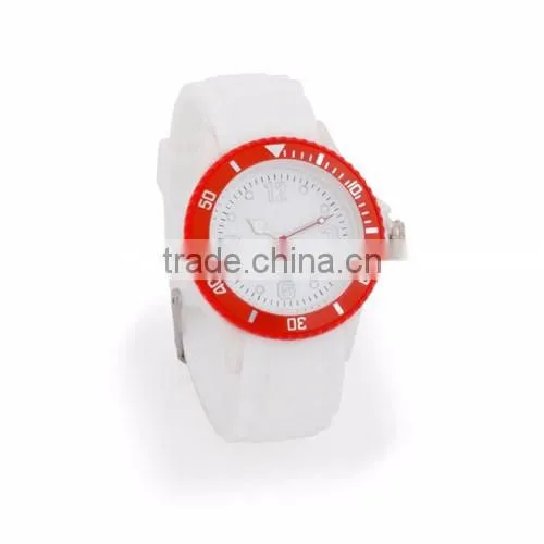 promotional advertising silicone wrist watch