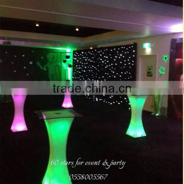 hot sale color luminous cebe chair/people like led cube luminous chairs
