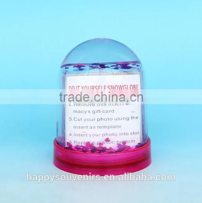 Wholesale Plastic Snowball With Photo Insert